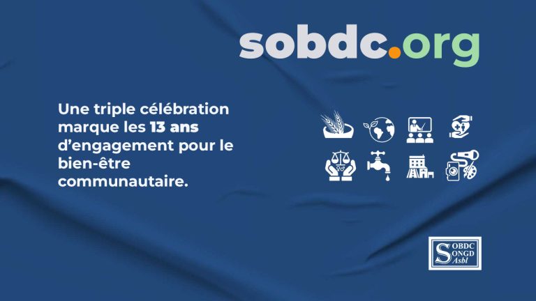 SOBDC : Une triple célébration marque les 13 ans d’engagement pour le bien-être communautaire