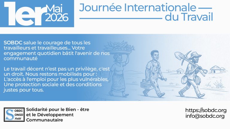 1er Mai : SOBDC salue le dévouement des acteurs de terrain